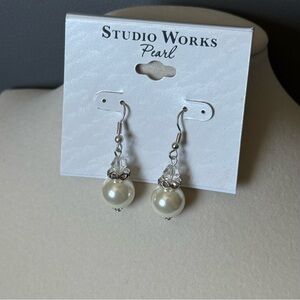 Pearl Dangle Earrings
